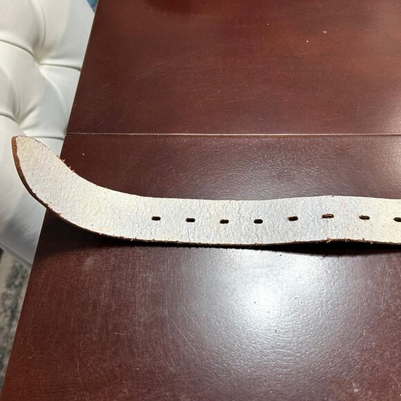 Christian Audigier Vintage Handmade Genuine Leather Belt (Crystal/Stud/Demon) - Picture 10 of 10